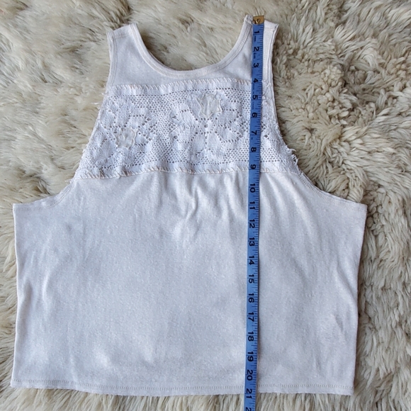 Free People White Lace Tank Top - Picture 8 of 8